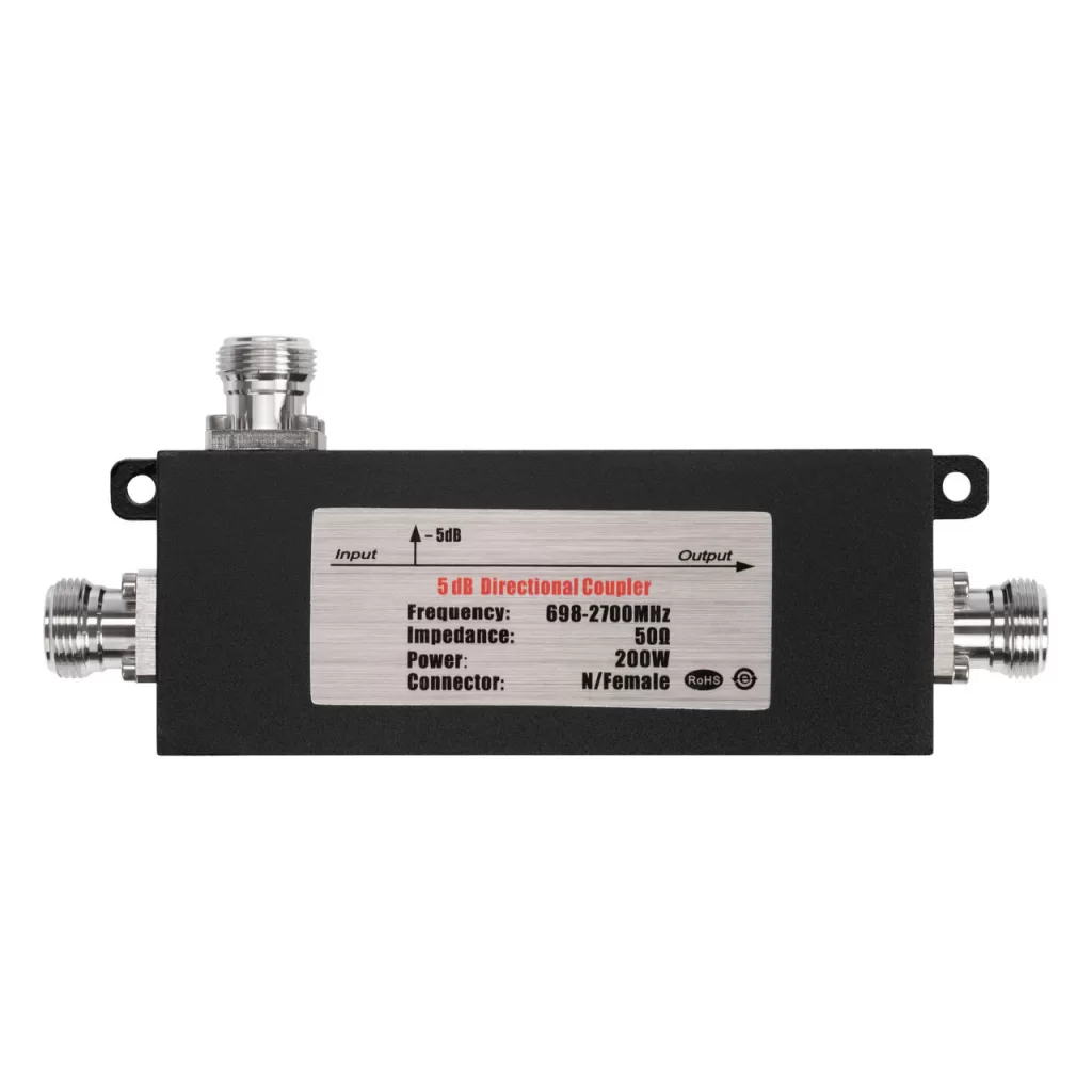 Powertec Directional Coupler 5dB (Air Dielectric) 698-2700MHz N Female