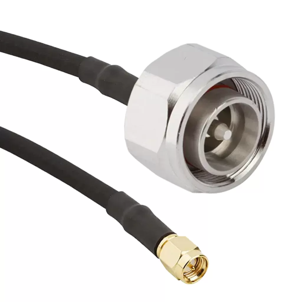 PTL-240 Coaxial Cable 4.3-10 Male To SMA Male 15m